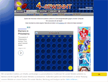 Tablet Screenshot of 4-gewinnt.de